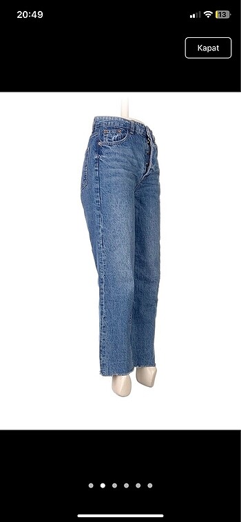 s Beden mavi Renk Pull and bear jean