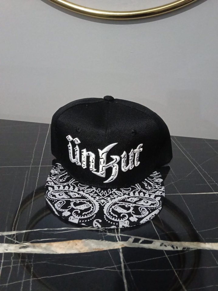 Siyah Gotik pislick y2k cap - Görsel 2