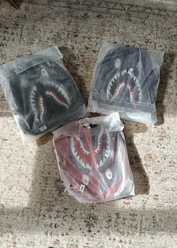 hiphop shark desenli sırt Çantası - Görsel 10