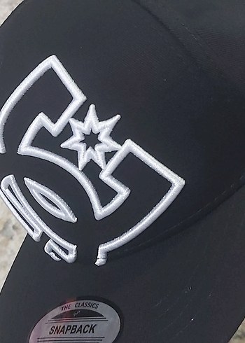 DC Siyah Snapback Erkek Şapka - Görsel 2
