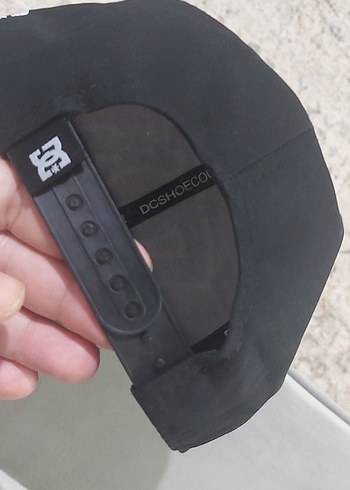 DC Siyah Snapback Erkek Şapka - Görsel 4