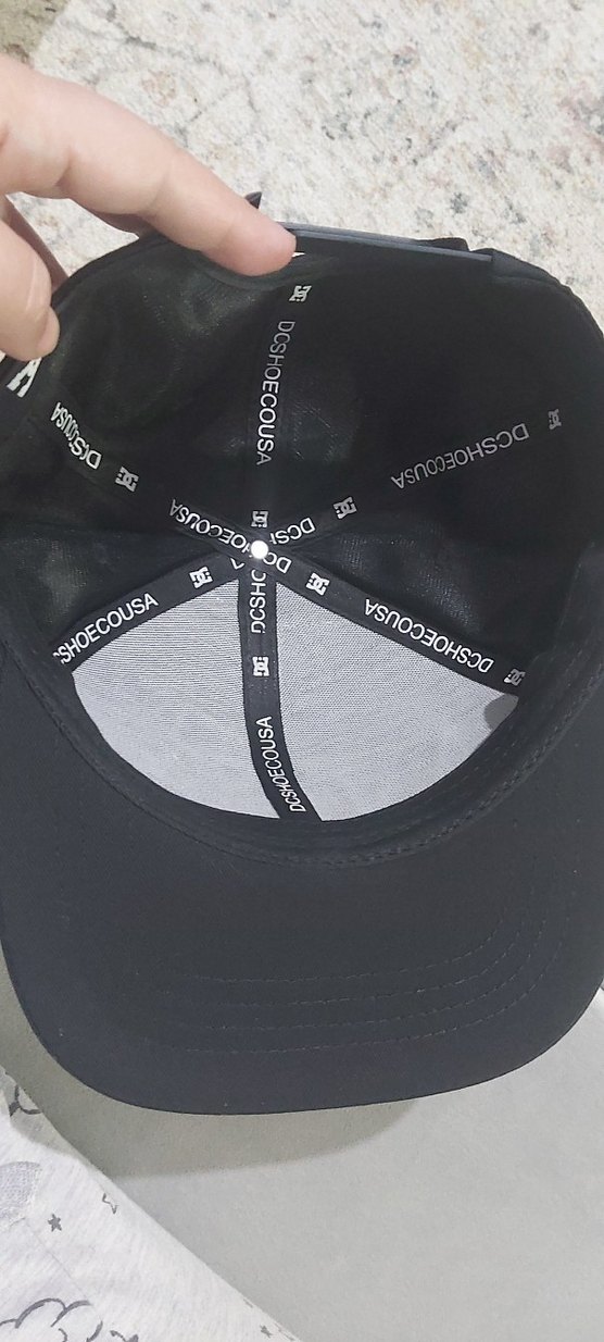 DC Siyah Snapback Erkek Şapka - Görsel 5