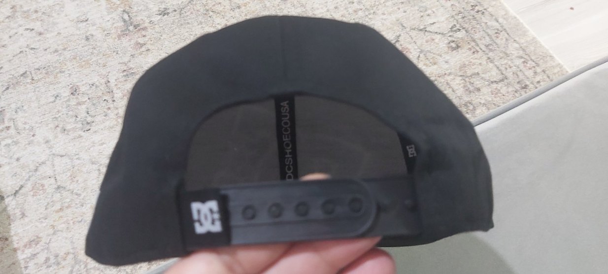 DC Siyah Snapback Erkek Şapka - Görsel 3