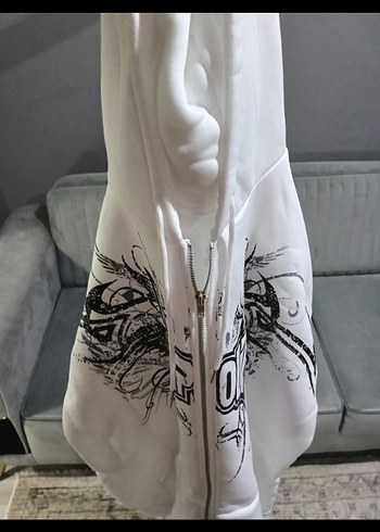 R Tapout fermuarlı hoodie / kapüşonlu sweatshirt - Görsel 3