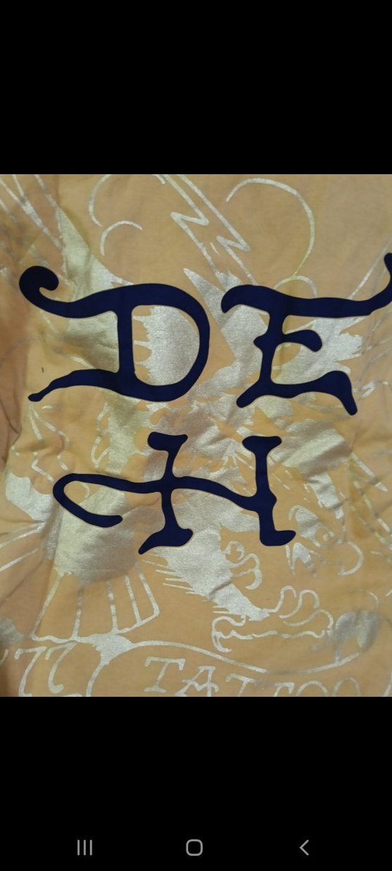 Ed Hardy Hoodie Sarı Panter Baskılı L - Görsel 3