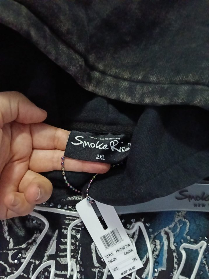 Siyah Baskılı Erkek Kısa Kollu Oversize Sweatshirt - Görsel 5