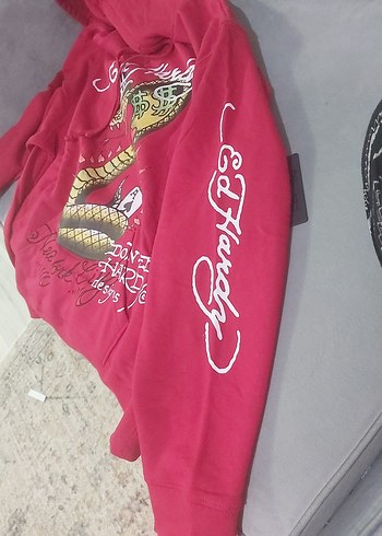 Pembe Baskılı Kadın Sweatshirt - Görsel 4