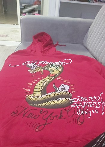 Pembe Baskılı Kadın Sweatshirt - Görsel 2