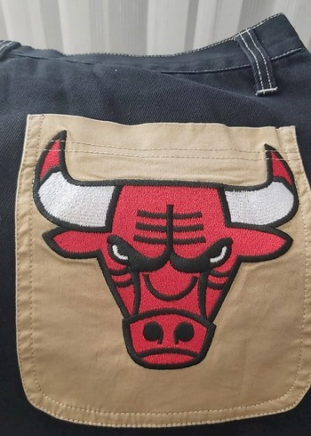 xxl Beden Nakışlı Siyah Denim Erkek Pantolon y2k pislick