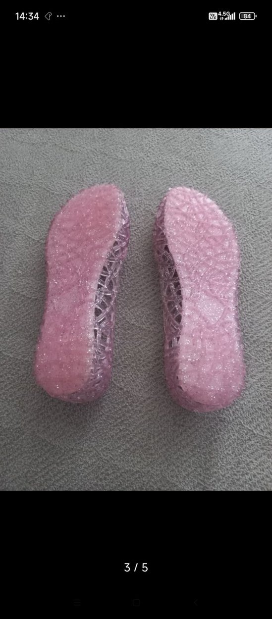 Dantel Detaylı Pembe Kız Çocuk Terlik - Görsel 3