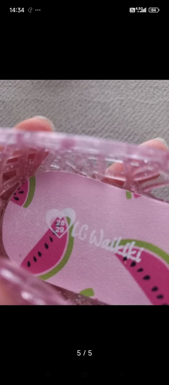 Dantel Detaylı Pembe Kız Çocuk Terlik - Görsel 4