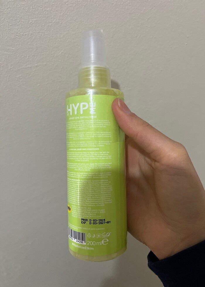 Sıvı saç spreyi - Görsel 3