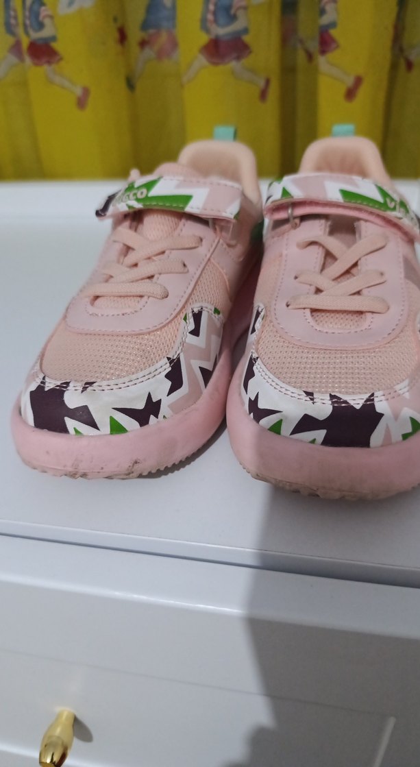 Kız Çocuk Pembe Bağcıklı Sneaker - Görsel 2