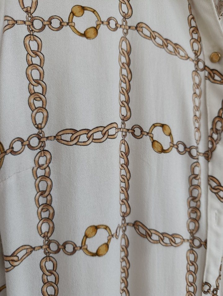 Zincir Detaylı  uzun tunik gömlek - Görsel 3