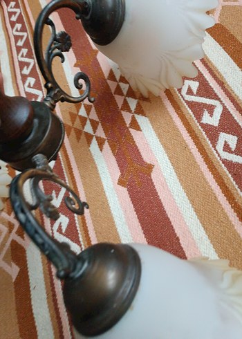 antika pirinç avize - Görsel 6