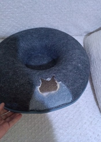 kedi yatağı donut - Görsel 2