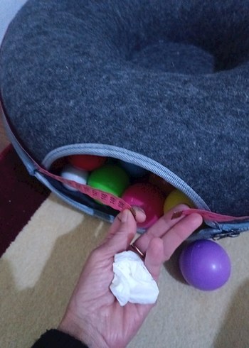 kedi yatağı donut - Görsel 10