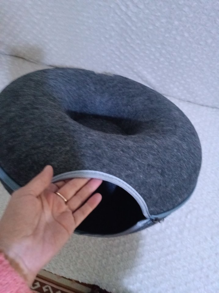 kedi yatağı donut - Görsel 3