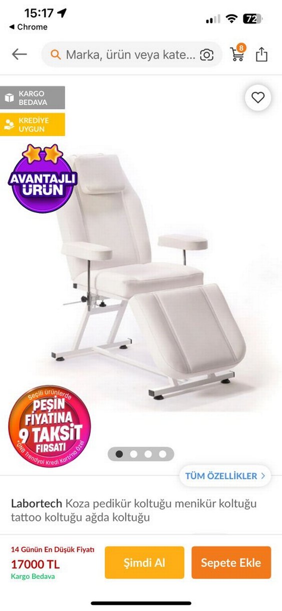 manikür pedikür koltuğu - Görsel 3