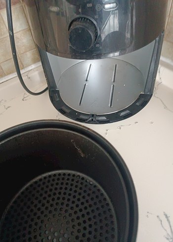 Yağsız Sıcak Hava Fritözü Siyah airfray - Görsel 6