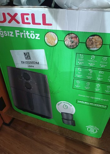 Yağsız Sıcak Hava Fritözü Siyah airfray - Görsel 4