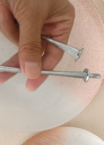 Bej Parlak İki Katlı Servis Tabağı - Görsel 5