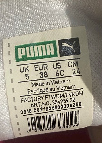 Puma Puma Roma Basic Orijinal 38 Spor Ayakkabı
