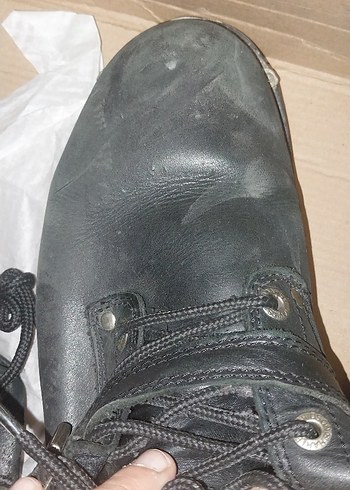 Kemer Detaylı Siyah Biker Erkek Botu - Görsel 3