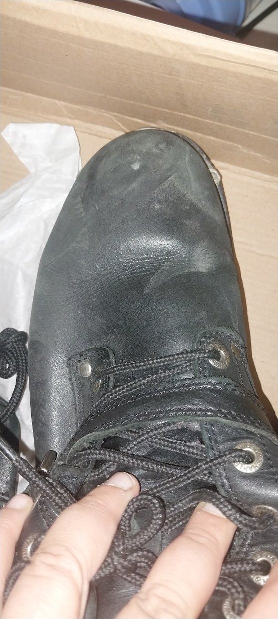 Kemer Detaylı Siyah Biker Erkek Botu - Görsel 3