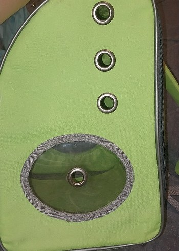 Yeşil Taşınabilir Kedi Taşıma Çantası - Görsel 2