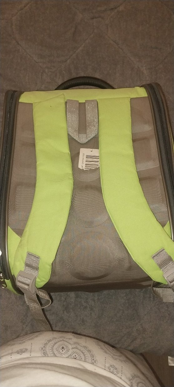 Yeşil Taşınabilir Kedi Taşıma Çantası - Görsel 3