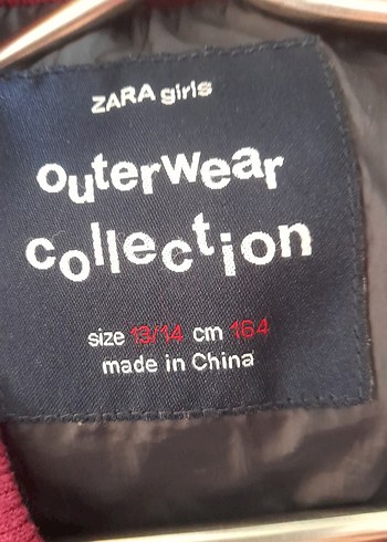 Bordo-Pembe  Çocuk Kış Montu - Görsel 4