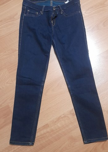 Kadın Lacivert Normal Kesim Kot Pantolon - Görsel 3