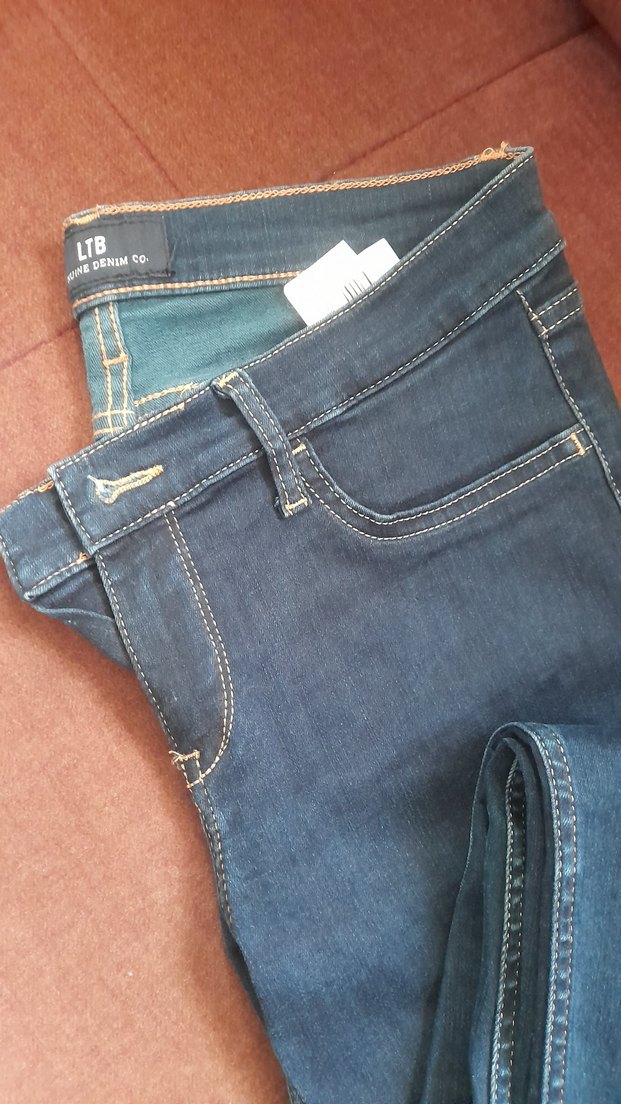 Kadın Lacivert Normal Kesim Kot Pantolon - Görsel 2