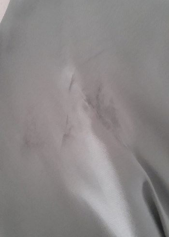 Su YesiliV Yaka Saten Elbise - Görsel 3