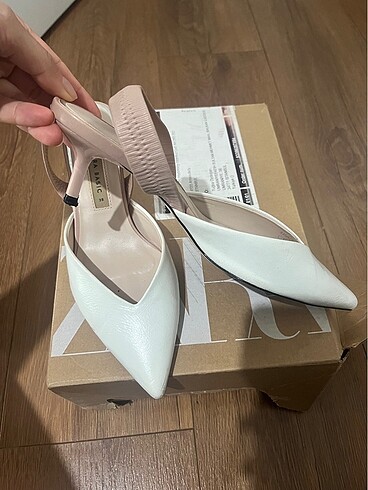 Zara Kısa topuk ayakkabı