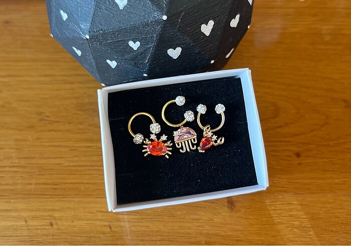  Beden çeşitli Renk Piercing