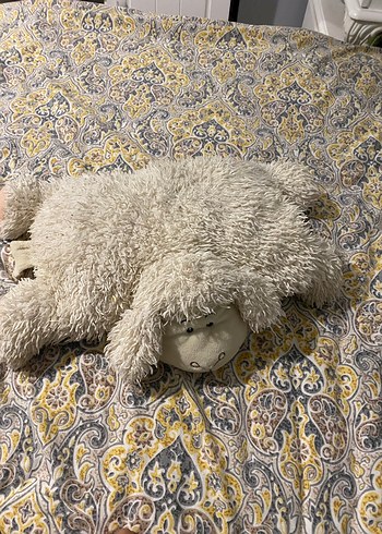 Beyaz Peluş Kuzu Oyuncak - Görsel 2