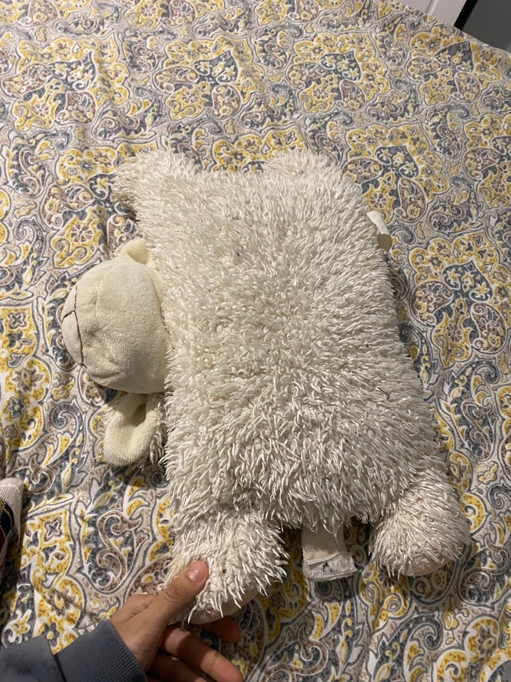 Beyaz Peluş Kuzu Oyuncak - Görsel 3