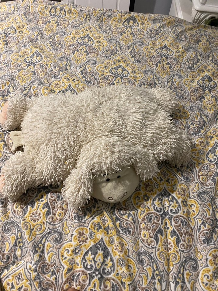 Beyaz Peluş Kuzu Oyuncak - Görsel 2