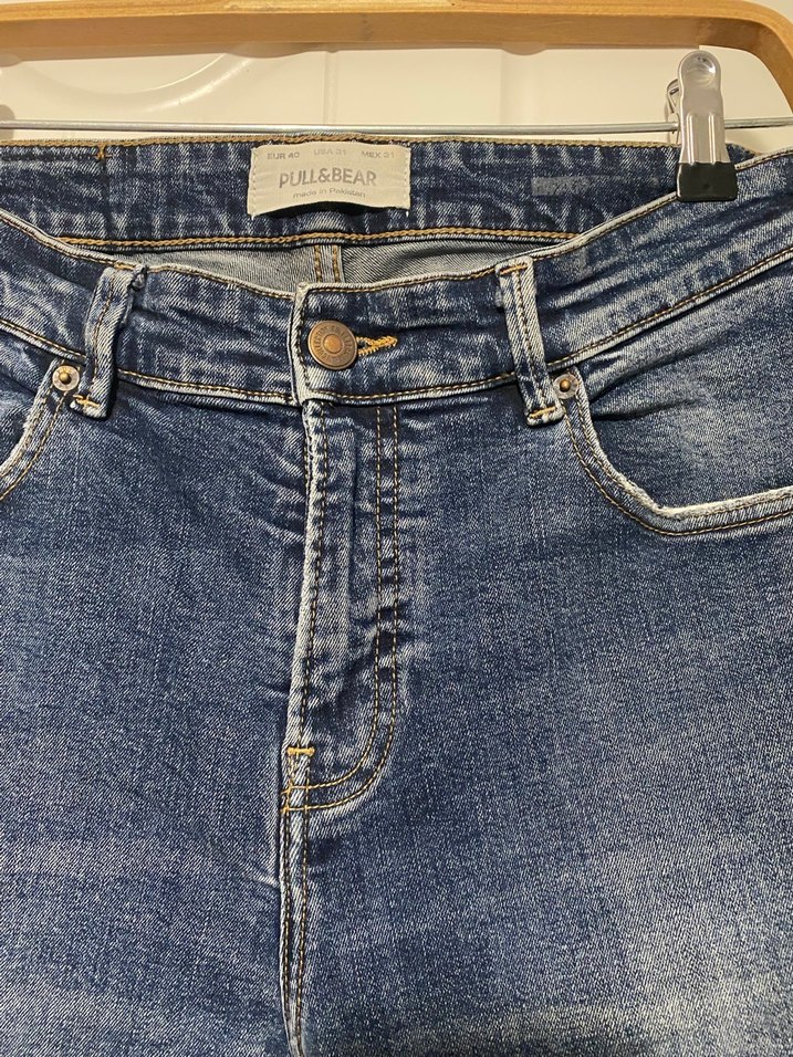 Erkek Mavi Normal Kesim Denim Pantolon - Görsel 2