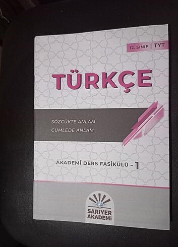 SARIYER AKADEMİ TYT TÜRKÇE FASİKÜL 