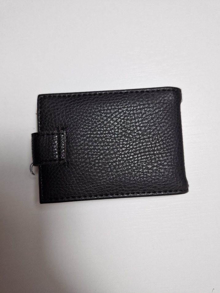 Deri Siyah Erkek Kartlık - Görsel 2