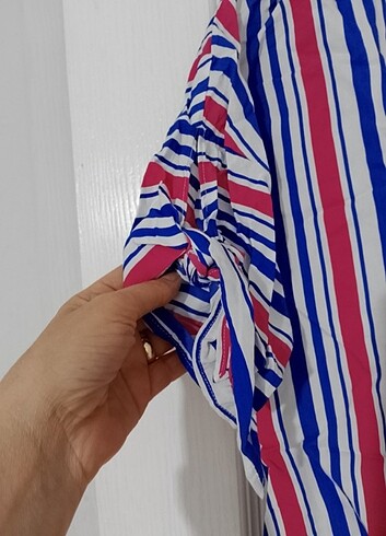 l Beden mavi Renk Kısa gömlek