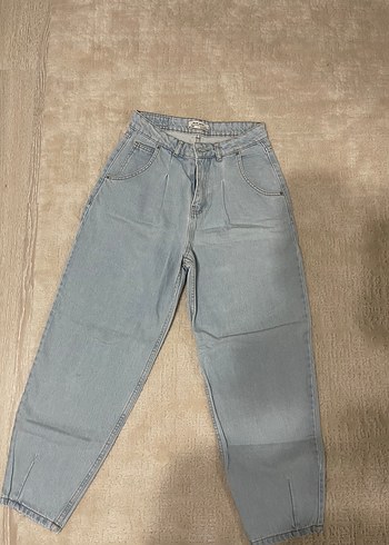 Dilvin Acik Mavi Rahat Kesim Denim Jean