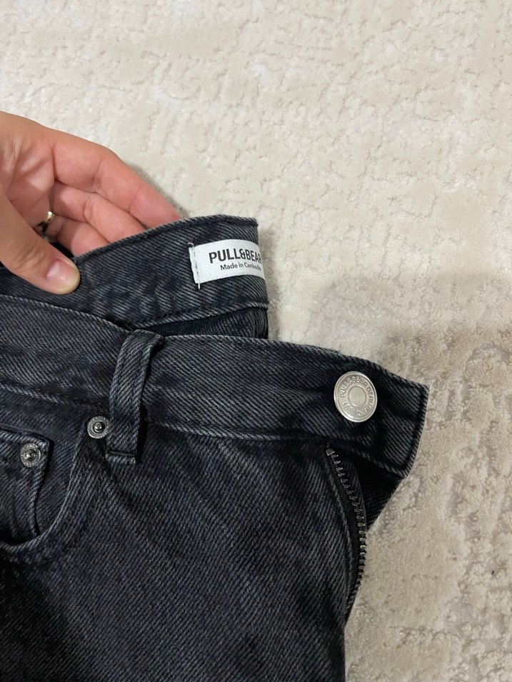 Koyu Siyah Denim Jean — görsel 3/4