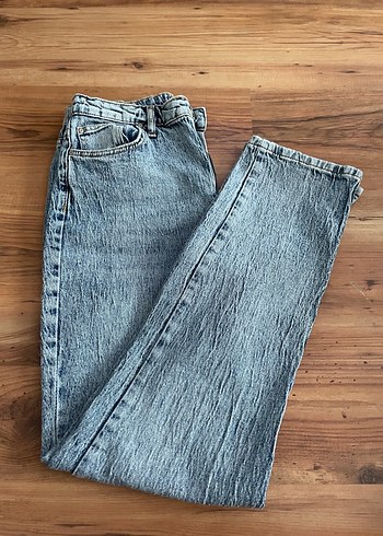 Gri Mavi Regular Fit Kadın Denim Pantolon - Görsel 2