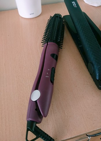 Mor Saç Düzleştirici Tarak - Görsel 9