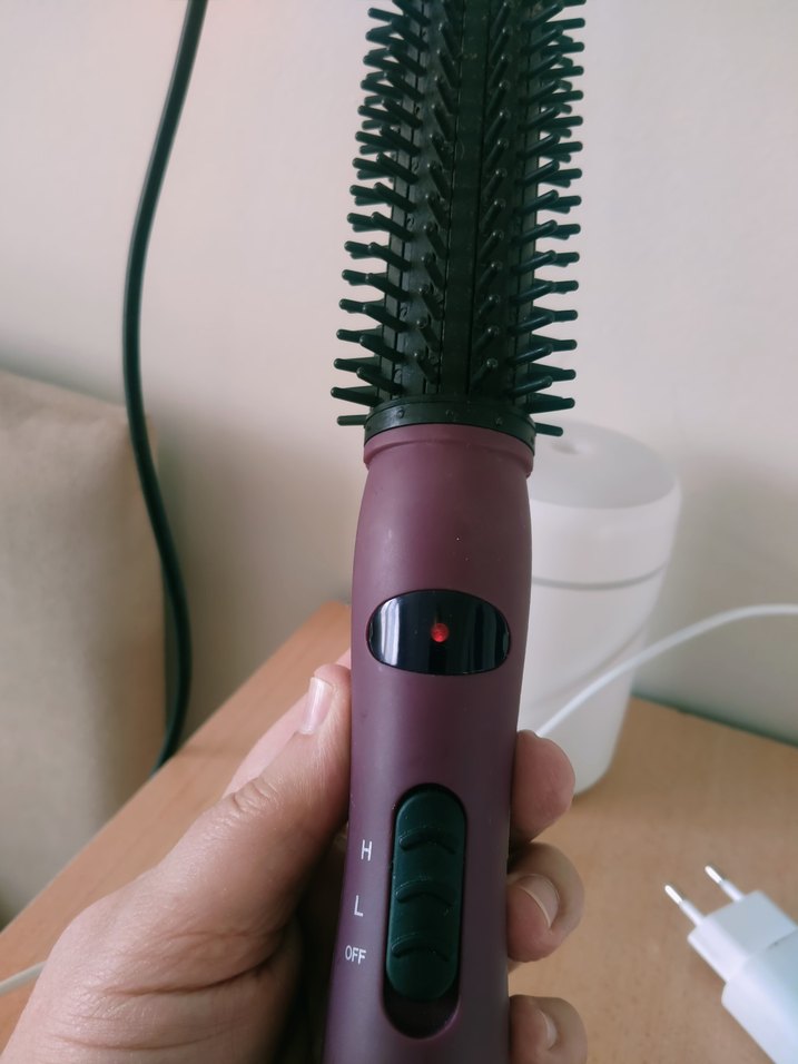 Mor Saç Düzleştirici Tarak - Görsel 4