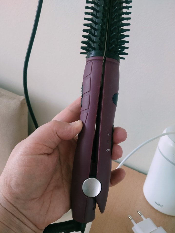 Mor Saç Düzleştirici Tarak - Görsel 5